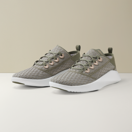 Women's SuperLight Trainers - Rugged Green (Blizzard Sole)
